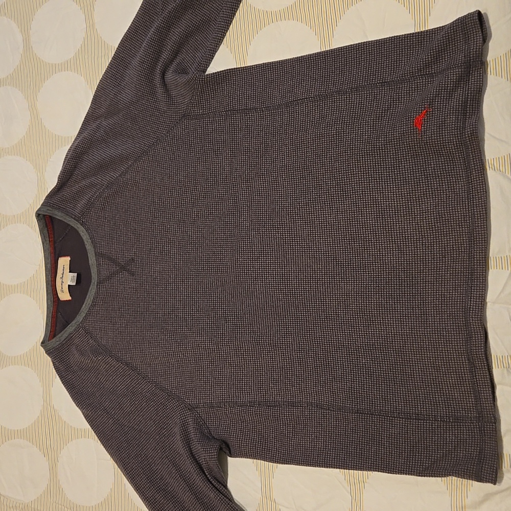 Tommy Bahama mens thin waffle sweater, medium